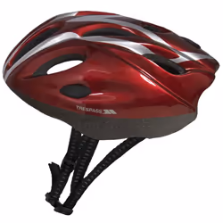 Trespass Childrens/Kids Tanky Cycling Safety Helmet - 48/52cm, Metallic Red