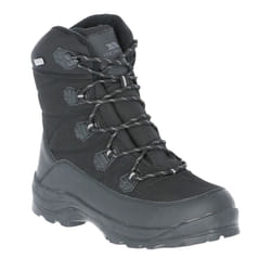 Trespass Mens Zotos Waterproof Snowboots - 12 UK, Black