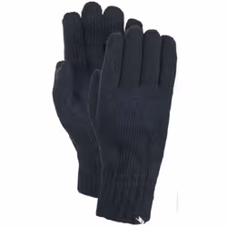 Trespass Mens Bargo Knitted Gloves - S/M, Black