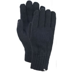 Trespass Mens Bargo Knitted Gloves - S/M, Black