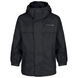 Trespass Kids Unisex Packa Pack Away Waterproof Jacket - 2/3 Years, Black
