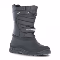 Trespass Unisex Dodo Pull On Winter Snow Boots - 9 UK, Black