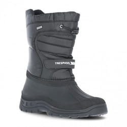 Trespass Unisex Dodo Pull On Winter Snow Boots - 10 UK, Black