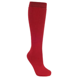 Trespass Adults Unisex Tubular Luxury Wool Blend Ski Tube Socks - 4/11 UK, Red