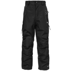 Trespass Kids Unisex Marvelous Ski Pants With Detachable Braces - 2/3 Years, Black