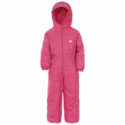 Trespass Kids Unisex Dripdrop Padded Waterproof Rain Suit - 3/4 Years, Gerbera
