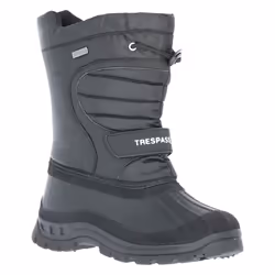 Trespass Youths Unisex Dodo Winter Snow Boots - 7 Youth UK, Black
