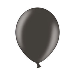 Belbal 12 Inch Metallic Black Balloons (Pack Of 100)