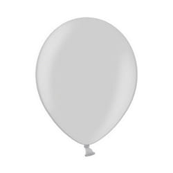 Belbal 5 Inch Balloons (Pack Of 100) - One Size, Metallic Silver