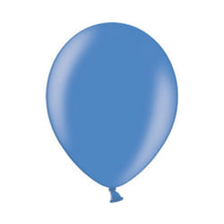 Belbal 5 Inch Balloons (Pack Of 100) - One Size, Metallic Blue
