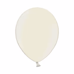 Belbal 5 Inch Balloons (Pack Of 100) - One Size, Metallic Ivory