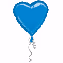 Amscan Supershape Blue Heart Balloon