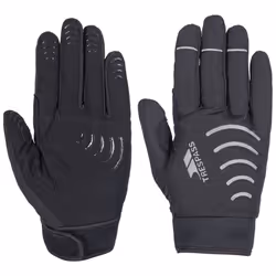 Trespass Adults Unisex Crossover Gloves (1 Pair) - XXL, Black