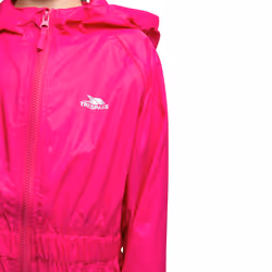 Trespass Childrens/Kids Button Waterproof Rain Suit - 9/10 Years, Gerbera