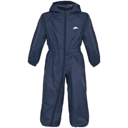 Trespass Childrens/Kids Button Waterproof Rain Suit - 9/10 Years, Navy Blue