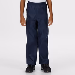 Regatta Great Outdoors Kids Boys Adventure Tech Pack It Waterproof Overtrousers - 9-10 Years, Midnight