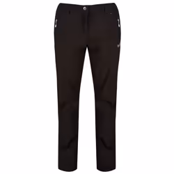 Regatta Great Outdoors Womens/Ladies Geo Softshell II Long Leg Trousers - 8, Black