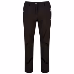 Regatta Great Outdoors Womens/Ladies Geo Softshell II Short Leg Trousers - 18, Black