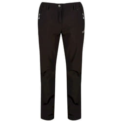 Regatta Great Outdoors Womens/Ladies Geo Softshell II Short Leg Trousers - 18, Black