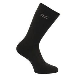 Regatta Great Outdoors Mens Loop Thermal Socks (Pack Of 5) - One Size, Black
