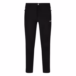 Regatta Great Outdoors Mens Adventure Tech Geo II Wind Resistant Long Leg Softshell Trousers - 44, Black