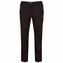 Regatta Great Outdoors Womens/Ladies Geo Softshell II Regular Leg Trousers - 16, Black