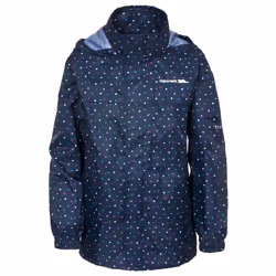 Trespass Childrens Unisex Totam Zip Up Packaway Waterproof Jacket - 2/3 Years, Navy Dot
