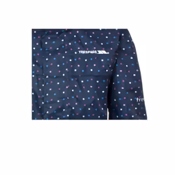 Trespass Childrens Unisex Totam Zip Up Packaway Waterproof Jacket - 2/3 Years, Navy Dot