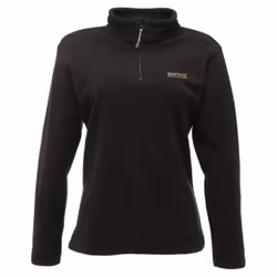 Regatta Great Outdoors Womens/Ladies Sweetheart 1/4 Zip Fleece Top - 16, Black
