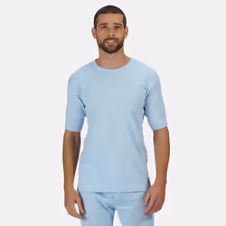 Regatta Mens Thermal Underwear Short Sleeve Vest / T-Shirt - XL, Blue