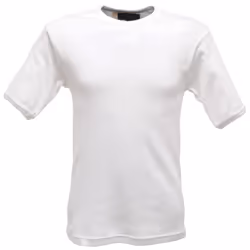 Regatta Mens Thermal Underwear Short Sleeve Vest / T-Shirt - L, White