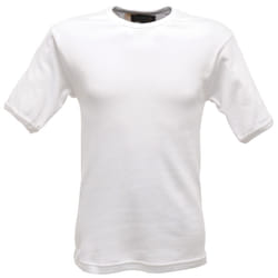 Regatta Mens Thermal Underwear Short Sleeve Vest / T-Shirt - L, White