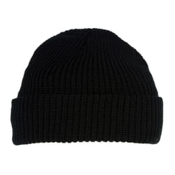 Regatta Unisex Fully Ribbed Winter Watch Cap / Hat - One Size, Black
