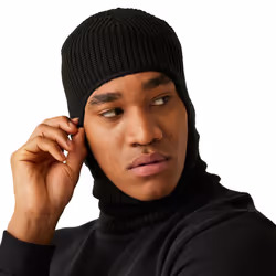 Regatta Unisex Open Face Balaclava - One Size, Black