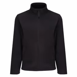 Regatta Professional Mens Plain Micro Fleece Full Zip Jacket (Layer Lite) - S, Black