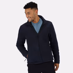 Regatta Mens Plain Micro Fleece Full Zip Jacket (Layer Lite) - XL, Dark Navy
