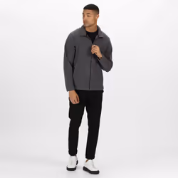 Regatta Professional Mens Plain Micro Fleece Full Zip Jacket (Layer Lite) - M, Seal Grey
