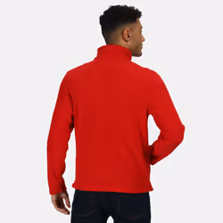 Regatta Mens Plain Micro Fleece Full Zip Jacket (Layer Lite) - XL, Classic Red