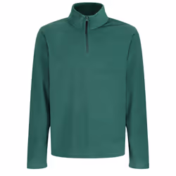 Regatta Mens Micro Zip Neck Fleece Top - L, Bottle Green