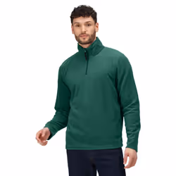 Regatta Mens Micro Zip Neck Fleece Top - L, Bottle Green
