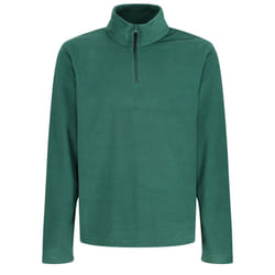 Regatta Mens Micro Zip Neck Fleece Top - XL, Bottle Green
