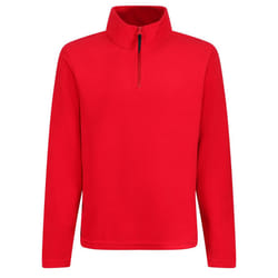 Regatta Professional Mens Micro Zip Neck Fleece Top - XXXXL, Classic Red
