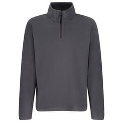 Regatta Mens Micro Zip Neck Fleece Top - L, Seal Grey