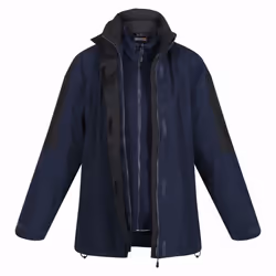 Regatta Professional Womens/Ladies 3 in 1 Waterproof Jacket - 20, Navy/Black