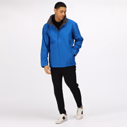 Regatta Mens Standout Ardmore Jacket (Waterproof & Windproof) - 2XL, Oxford Blue/Seal Grey