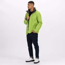 Regatta Mens Standout Ardmore Jacket (Waterproof & Windproof) - 2XL, Key Lime/Seal Grey
