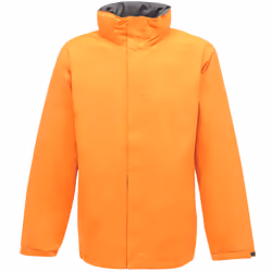 Regatta Mens Standout Ardmore Jacket (Waterproof & Windproof) - XL, Sun Orange/Seal Grey