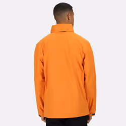 Regatta Mens Standout Ardmore Jacket (Waterproof & Windproof) - 2XL, Sun Orange/Seal Grey