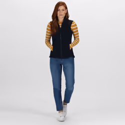 Regatta Professional Womens/Ladies Haber II 250 Series Anti-pill Fleece Bodywarmer / Sleeveless Jacket - 8, Dark Navy