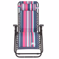 Trespass Glentilt Reclining Garden Chair/Recliner - One Size, Tropical Stripe